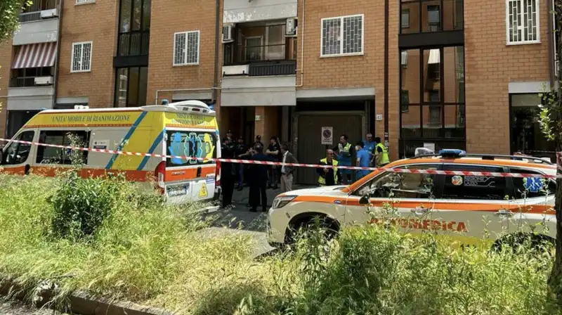 OMICIDIO POLIZIOTTA NEL QUARTIERE SAN BASILIO A ROMA