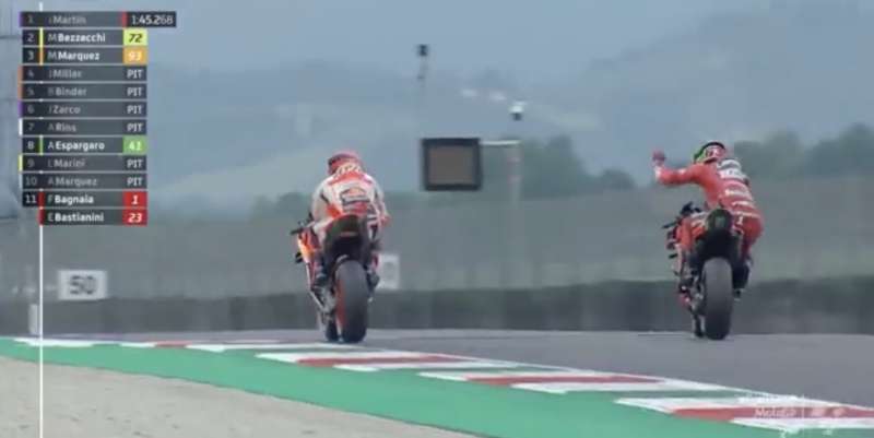 PECCO BAGNAIA MARC MARQUEZ