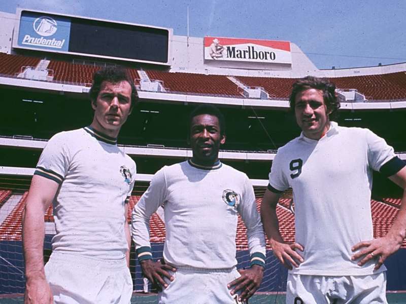 pele chinaglia beckenbauer