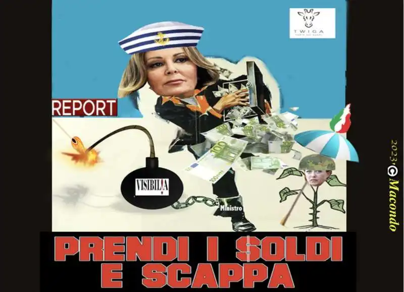 PRENDI I SOLDI E SCAPPA - VIGNETTA BY MACONDO 