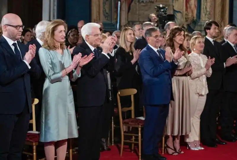 ricevimento al quirinale   prima fila 