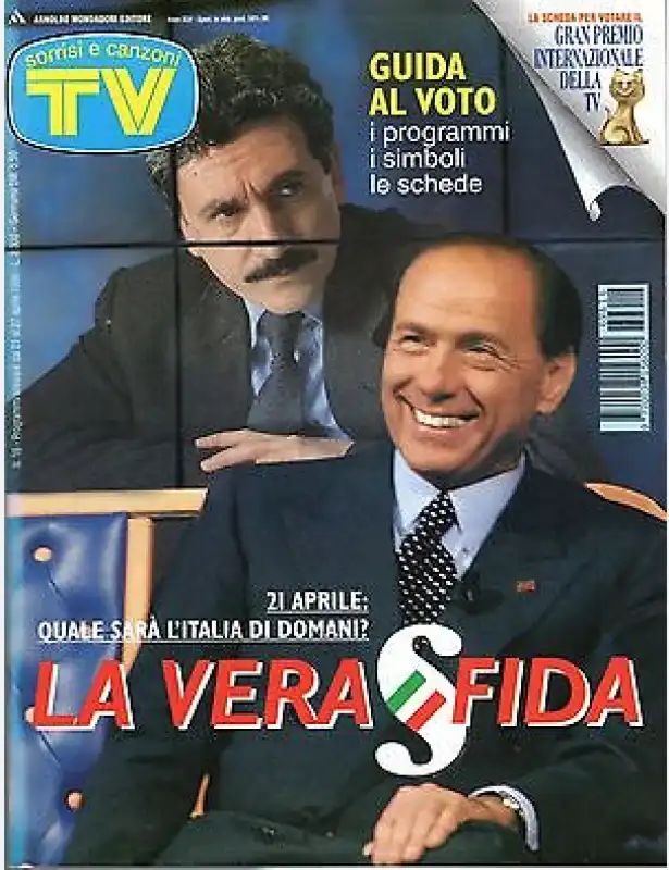 silvio berlusconi d'alema tv sorrisi e canzoni