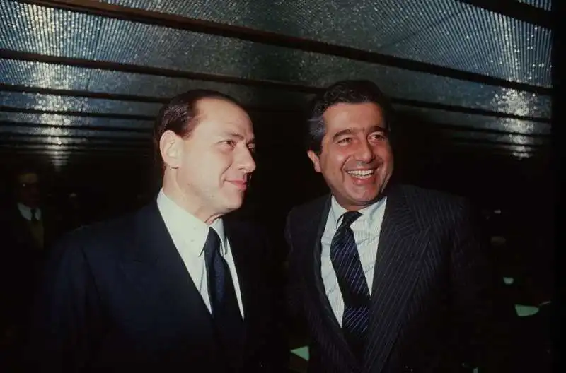 SILVIO BERLUSCONI E CARLO DE BENEDETTI