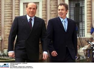 silvio berlusconi e tony blair nel 2002