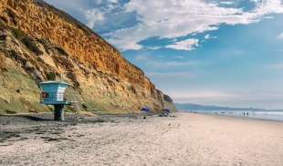 spiaggia torrey pines state a san diego, california