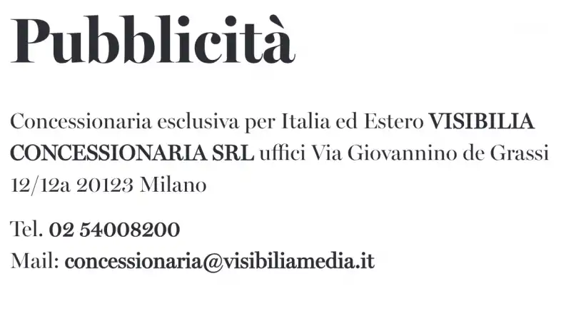 VISIBILIA CONCESSARIA PUBBLICITARIA DEL RIFORMISTA 