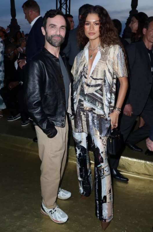 zendaya e nicolas ghesquiere