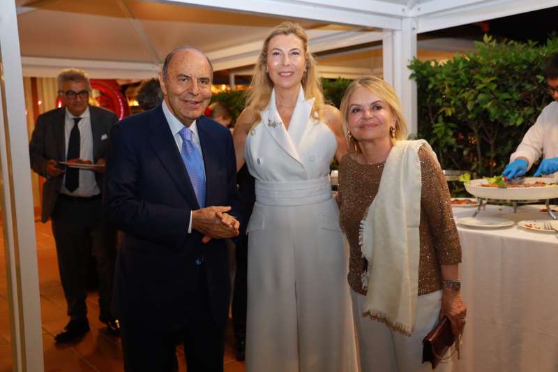 1 bruno vespa, claudia varini e augusta vespa