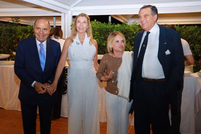 2 bruno vespa, claudia varini, augusta vespa e stefano varini