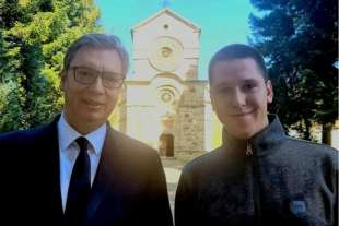 aleksandar vucic e il figlio danilo