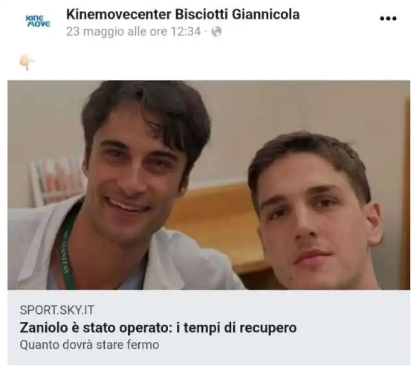 andrea bisciotti con niccolo zaniolo 