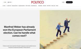 ARTICOLO DI POLITICO SU MANFRED WEBER E URSULA VON DER LEYEN