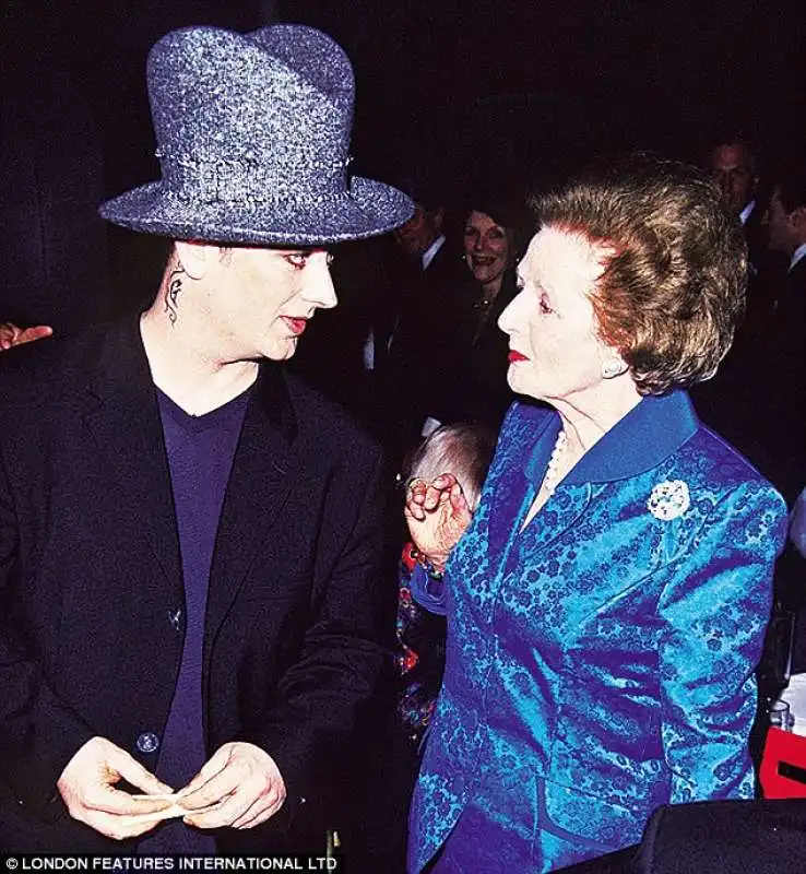 boy george margaret thatcher 1988