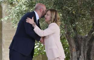 charles michel giorgia meloni g7 borgo egnazia