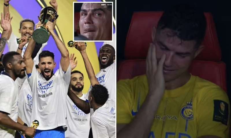 cristiano ronaldo in lacrime dopo la sconfitta in finale di coppa del re 4