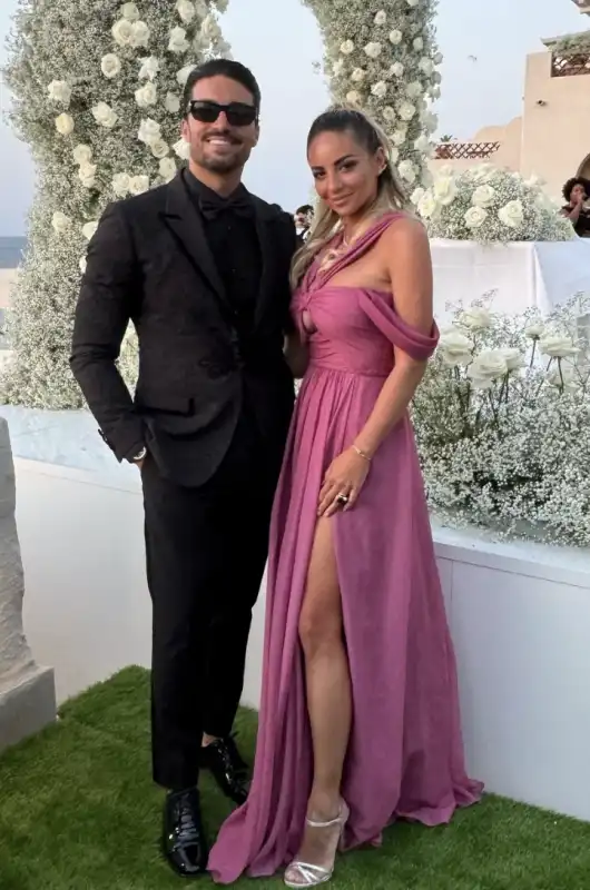 eleonora brunacci mariano di vaio al matrimonio di diletta leotta e loris karius 1