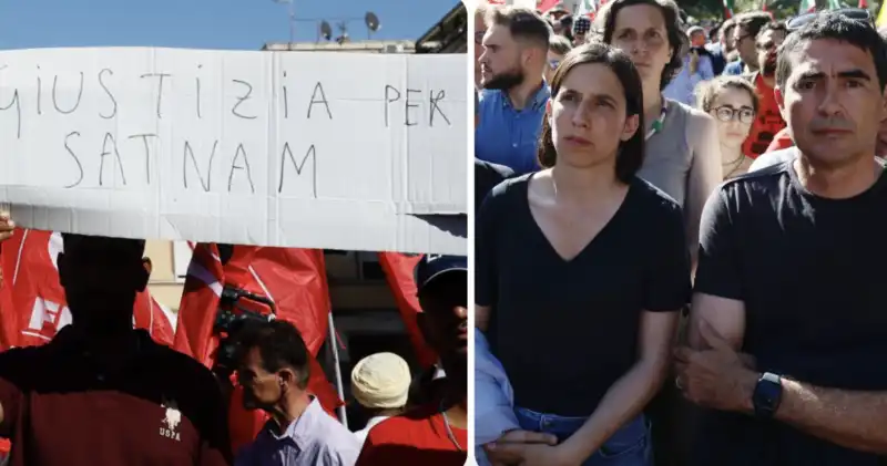 elly schlein e nicola fratoianni alla manifestazione contro il caporalato a latina 1