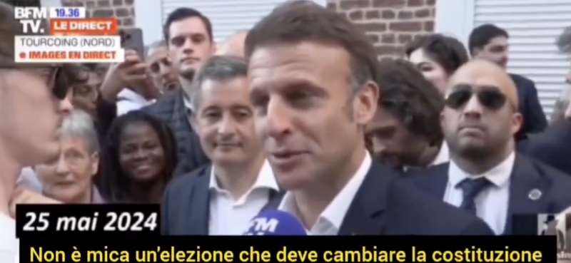 EMMANUEL MACRON IL 25 MAGGIO NEGA DI VOLER SCIOGLIERE IL PARLAMENTO IN CASO DI SCONFITTA ALLE EUROPEE