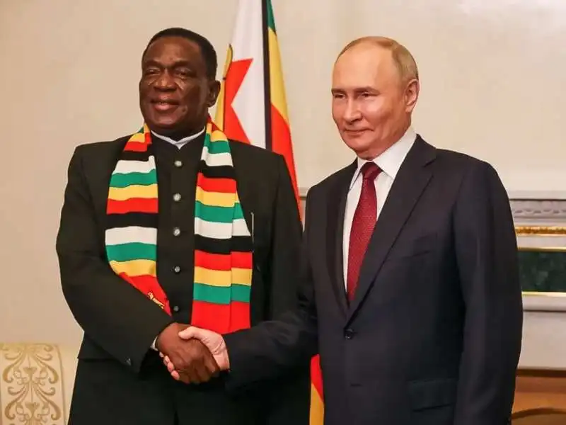 Emmerson Mnangagwa VLADIMIR PUTIN  