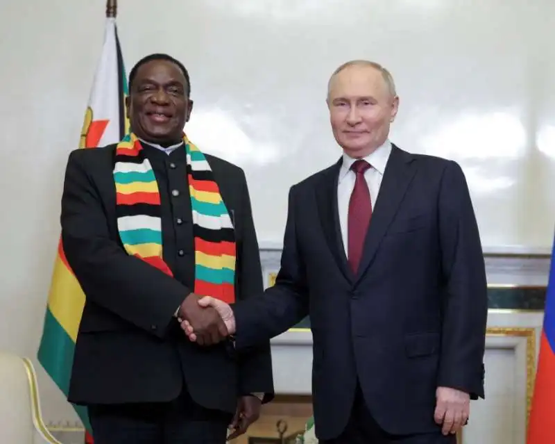 Emmerson Mnangagwa VLADIMIR PUTIN  