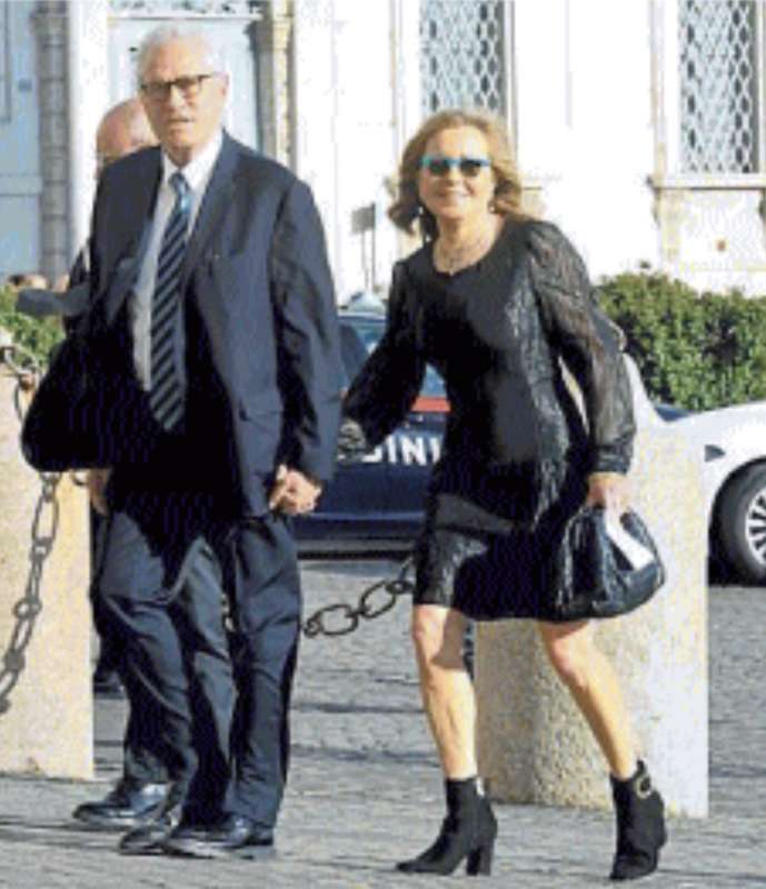 festa al quirinale 2024 francesco rutelli e barbara palombelli