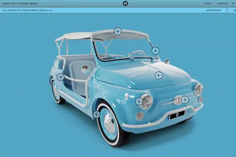 FIAT 500 SPIAGGINA BY GARAGE ITALIA  2