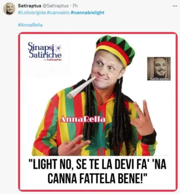 francesco lollobrigida   meme sulla cannabis light 9