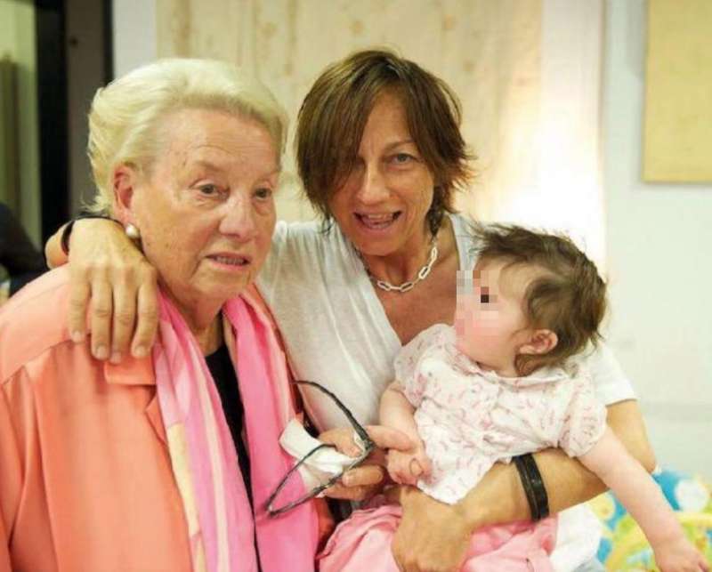 gianna nannini al battesimo rock di penelope con la mamma giovanna