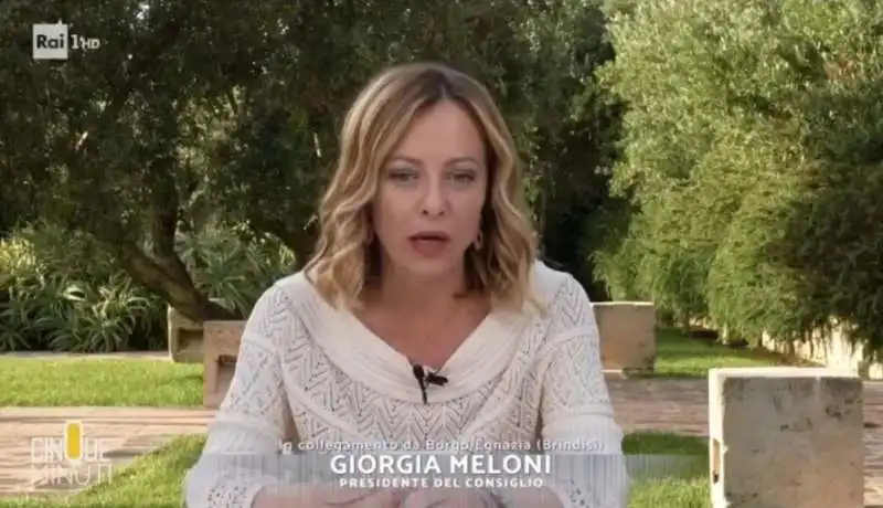 GIORGIA MELONI A BORGO EGNAZIA 