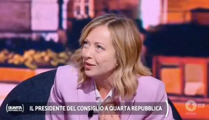 giorgia meloni a quarta repubblica   3