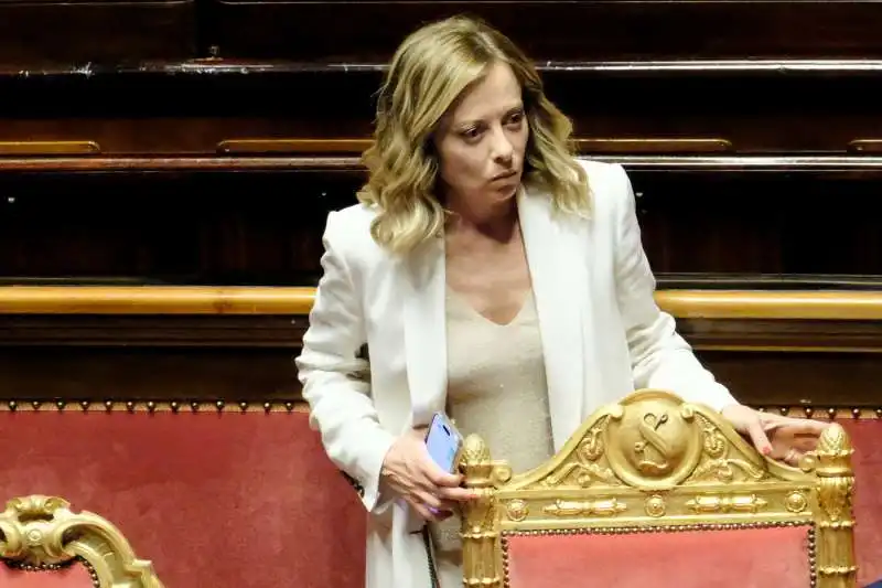   giorgia meloni al senato 1