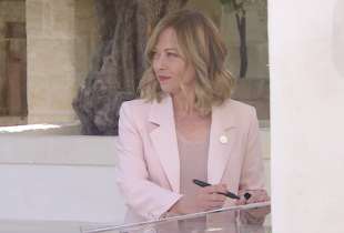 giorgia meloni. g7 borgo egnazia