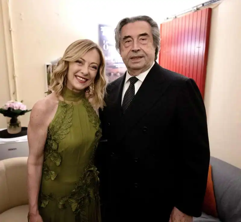 giorgia meloni   riccardo muti