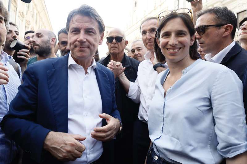 giuseppe conte elly schlein