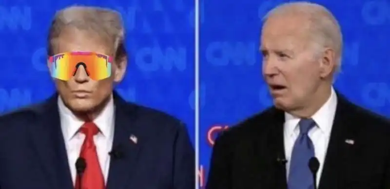 i meme sul confronto tv tra biden e trump  7