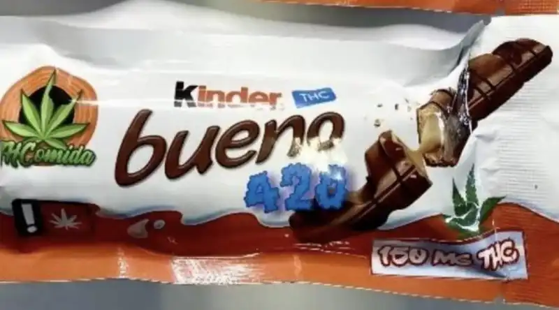 il kinder bueno alla marijuana  1