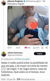 il post che ha scatenato l aggressione a jaime caravaca