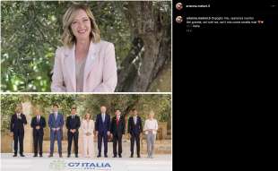 IL POST DI ARIANNA MELONI SUL G7 GUIDATO DALLA SORELLA GIORGIA