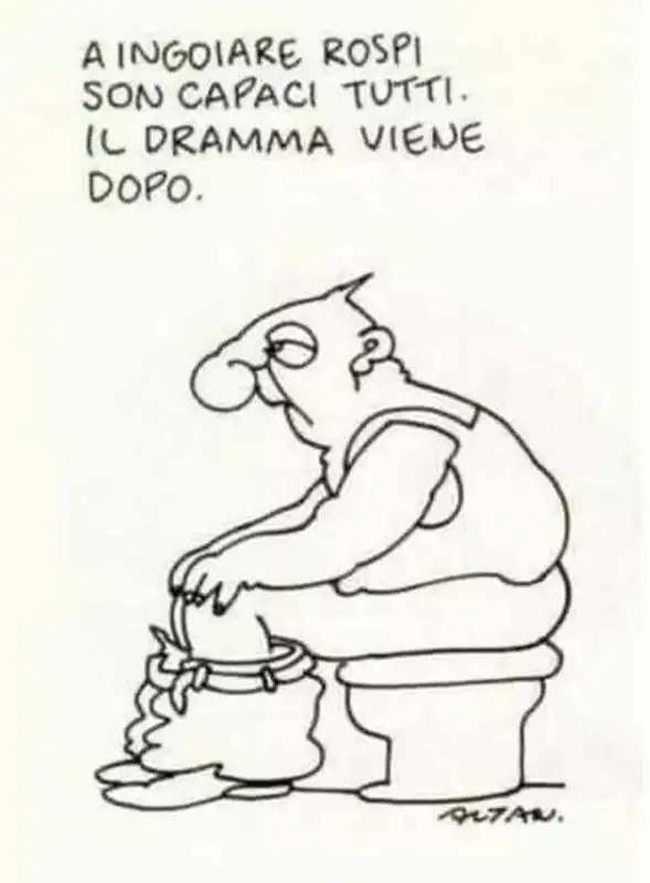 INGOIARE ROSPI - VIGNETTA BY ALTAN 