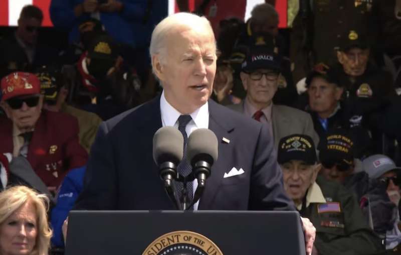 joe biden discorso per gli 80 anni dello sbarco in normandia 1