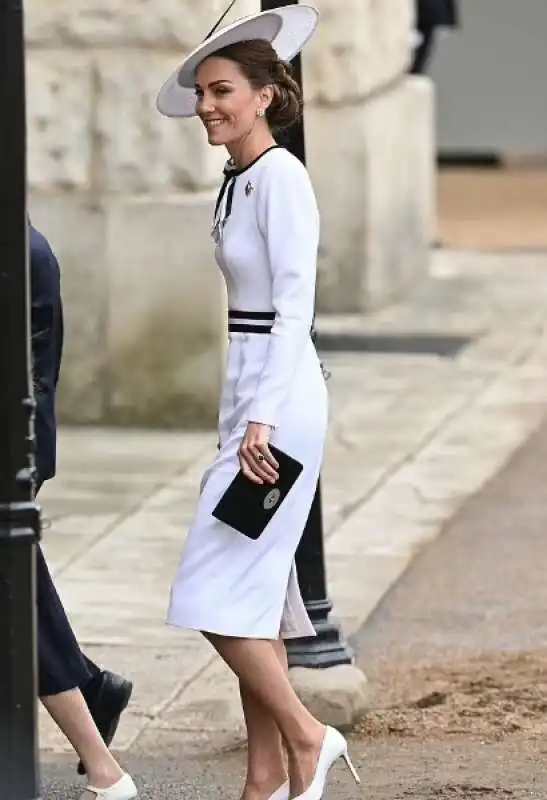 kate middleton    parata trooping the colours 2024   11