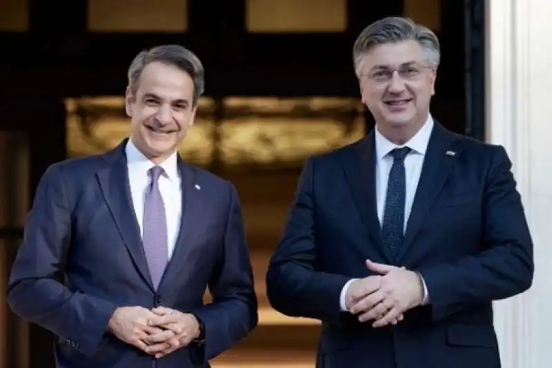 KYRIAKOS MITSOTAKIS - ANDREJ PLENKOVIC 