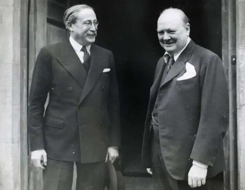 LEON BLUM CON WINSTON CHURCHILL 