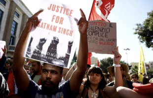 manifestazione contro il caporalato a latina 2