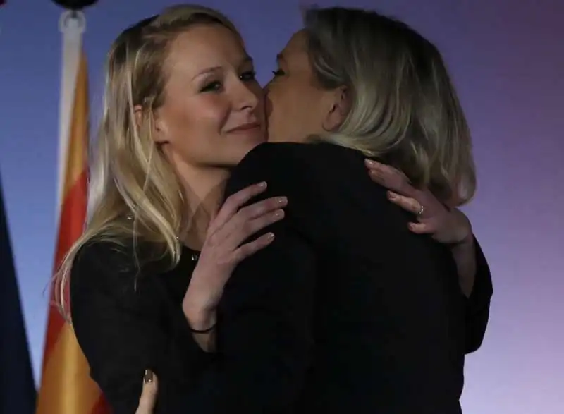 marion marechal e marine  le pen 