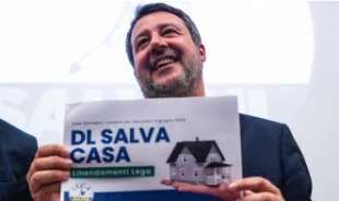 MATTEO SALVINI - DECRETO SALVA CASA