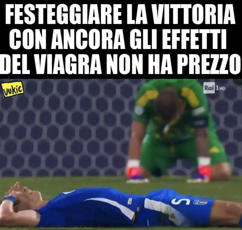 MEME SULLA PROTUBERANZA DI CALAFIORI DOPO ITALIA CROAZIA