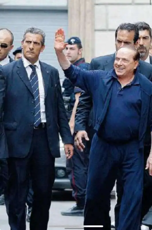 Nino Battaglia e Silvio Berlusconi