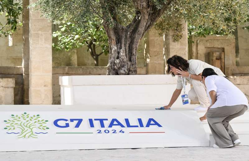 preparativi per il g7