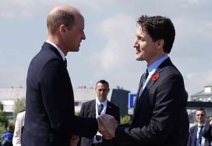 principe william e justin trudeau 80 anni dello sbarco in normandia ver sur mer